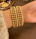 ✨ Elegant Pearl Bangles – Timeless Traditional Beauty ✨