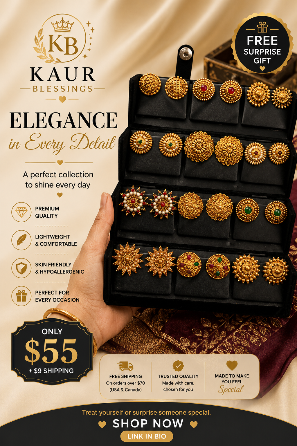 12 Pairs of Elegance in One Beautiful Box