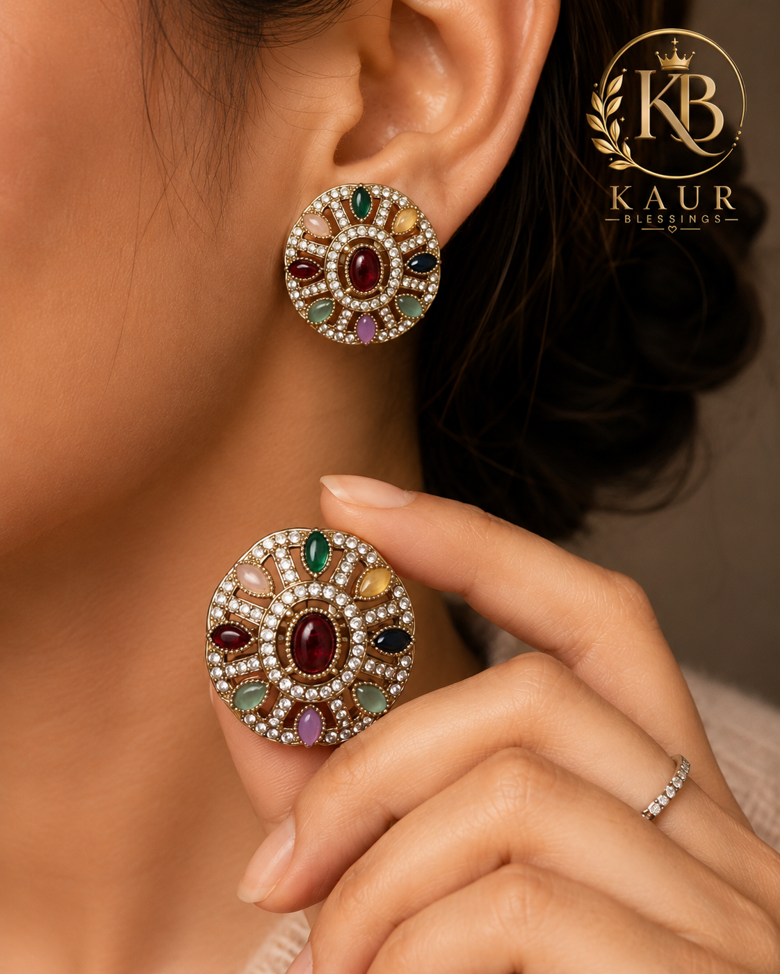 Heritage Radiance Stud Earrings