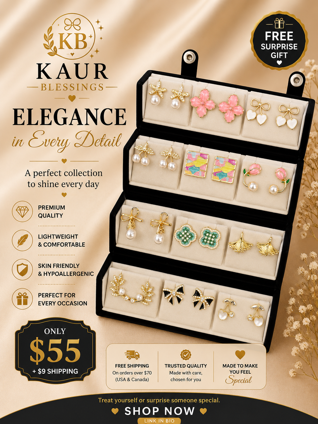 12 Pairs of Elegance in One Beautiful Box! 💖